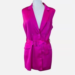 House of Harlow 1960 Fuchsia Sleeveless Vest